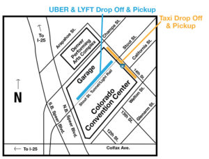 Colorado Convention Center Uber Lyft Pick up